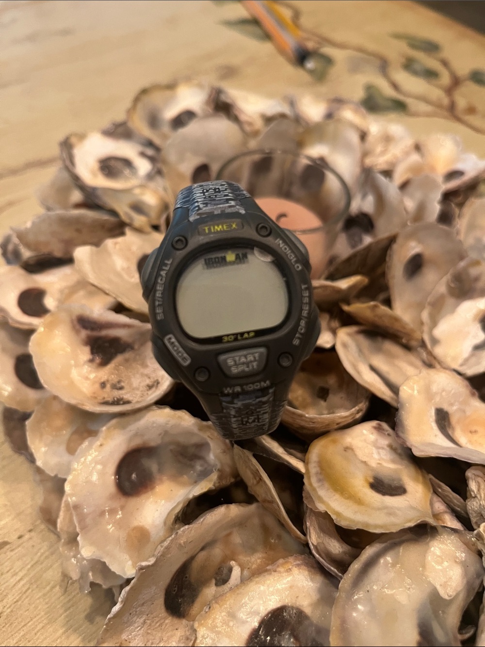 Timex Black Digital Fitness Watch with Gray Accents